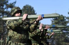 Minister Vučević visits 3rd Training Centre in Leskovac