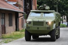 The new M-20 MRAP 6x6 armoured fighting vehicle presented