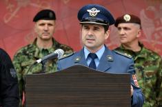 Minister Vučević and General Mojsilović at Handover of Duty of “Kobre” Commander