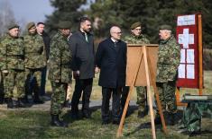 Minister Vučević visits 3rd Training Centre in Leskovac