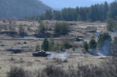 Тактичка увежбавања и бојева гађања јединица Копнене војске