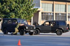 Minister Vulin and president of the Democratic Republic of Congo visit facilities of the Military Academy