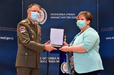 The Ministry of Defence thanked the local businessmen who helped in the fight against Covid-19