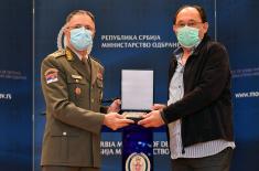 The Ministry of Defence thanked the local businessmen who helped in the fight against Covid-19