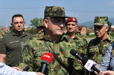 Minister Vulin: Training is what distinguishes a successful army from a failed one