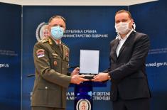 The Ministry of Defence thanked the local businessmen who helped in the fight against Covid-19