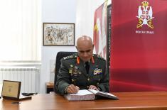 Chief of Cypriot National Guard visits Serbia