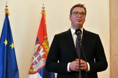 The reception of the President of the Republic on the occasion of Serbian Armed Forces Day