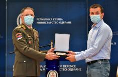 The Ministry of Defence thanked the local businessmen who helped in the fight against Covid-19