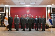 Chief of Cypriot National Guard visits Serbia