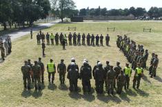 Minister Vučević Visits Army Training Centre in Požarevac