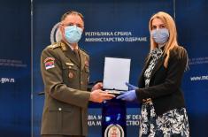 The Ministry of Defence thanked the local businessmen who helped in the fight against Covid-19