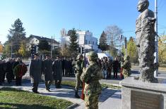 Ministry of Defence and Serbian Armed Forces delegations lay wreaths to mark Veterans Day