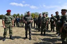 Obilazak obuke jedinica za učešće u misiji UNIFIL