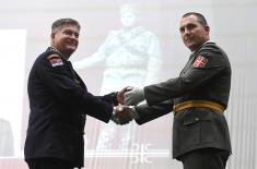 Ceremony to mark induction of non-commissioned officers into professional NCO corps
