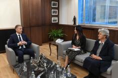 Minister Stefanović receivеs families of Major Tepić and Private Mirković