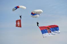 Minister Vučević and General Mojsilović at Dry Run for Demonstration of Capabilities of the Serbian Armed Forces “Granite 2023”