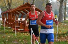 Minister Vulin with Military Athletes at the Competition in Hungary