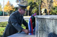 Ministry of Defence and Serbian Armed Forces delegations lay wreaths to mark Veterans Day