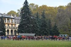 Minister Vulin with Military Athletes at the Competition in Hungary