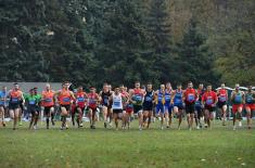 Minister Vulin with Military Athletes at the Competition in Hungary