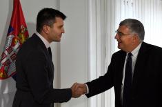 Sastanak ministra odbrane sa glavnim tužiocem Specijalizovanog tužilaštva za Kosovo