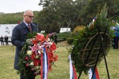 Commemoration ceremony dedicated to victims of World War II in Jajinci