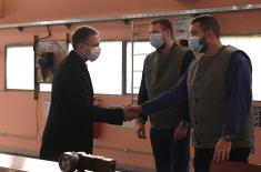 Minister Stefanović Visited “Prva Iskra” in Barič