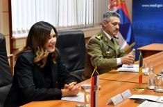Састанак министра Вулина са амбасадорком Румуније