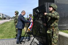 Wreaths laid at Monument to Pilots - Defenders of Belgrade