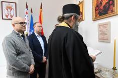 Minister Vučević attends official opening of premises of “Košare“ Veterans Association