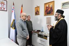 Minister Vučević attends official opening of premises of “Košare“ Veterans Association