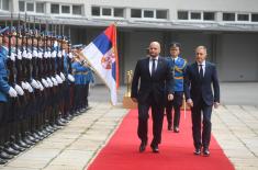 Slovak Minister of Defence Naď visits Serbia