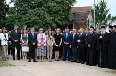 Ministar Gašić prisustvovao otkrivanju spomenika heroini Milunki Savić