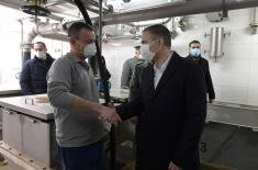 Minister Stefanović Visited “Prva Iskra” in Barič