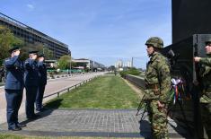 Wreaths laid at Monument to Pilots - Defenders of Belgrade