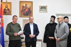 Minister Vučević attends official opening of premises of “Košare“ Veterans Association