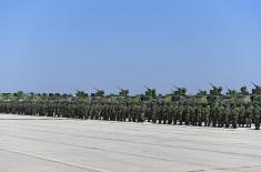 Minister Vučević and General Mojsilović at Dry Run for Demonstration of Capabilities of the Serbian Armed Forces “Granite 2023”