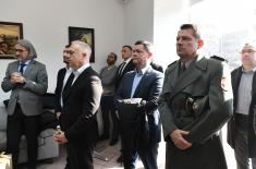 Minister Vučević attends official opening of premises of “Košare“ Veterans Association