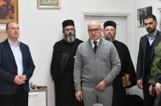 Minister Vučević attends official opening of premises of “Košare“ Veterans Association