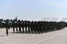 Minister Vučević and General Mojsilović at Dry Run for Demonstration of Capabilities of the Serbian Armed Forces “Granite 2023”