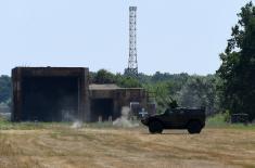 Minister Vučević attends firing demonstration showcasing Miloš multi-purpose armoured combat vehicle