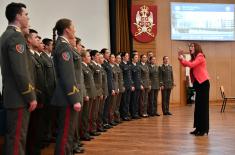 The Day of the Military Academy Observed