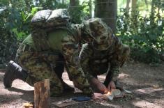 Обука извиђача Војске Србије у летњим условима