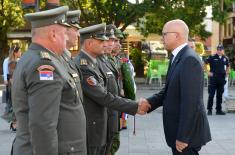  Министар Вучевић положио венац код Споменика војводи Живојину Мишићу
