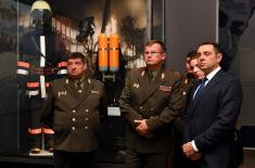 Belarusian Defence Minister Lieutenant General Andrei Ravkov visits ‘Defence 78’ exhibition