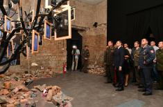 Belarusian Defence Minister Lieutenant General Andrei Ravkov visits ‘Defence 78’ exhibition