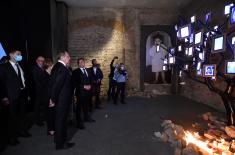 Russian Minister of Foreign Affairs, Sergey Lavrov, attends the “Defence 78” exhibition