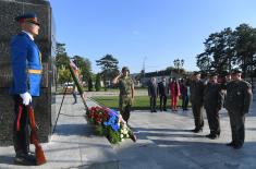 Minister Vučević lays wreath at Monument to Field Marshal Živojin Mišić