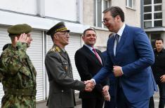 President of the Republic of Serbia meets commanders of the units of the Serbian Armed Forces, the Ministry of Interior and the line ministers